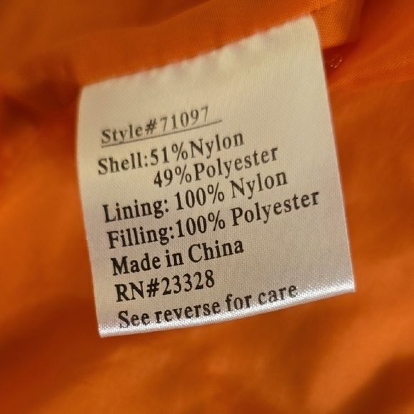 Artifacts Bold Orange Blazer Fitted Silhouette - Picture 9 of 11